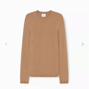 G. Label by Goop The Minimalist Cashmere Sweater camel size Medium